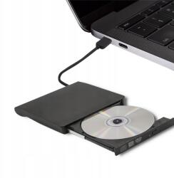Qoltec Hordozható író Külső optikai meghajtó Dvd-rw CD lejátszó Usb 3.0 (51857)