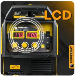 Powermat PM-IMGT-200LN Inverteres Hegesztő - 200A, MIG/MAG/MMA/TIG