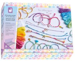 Janod Atelier Set creativ Confectionare bijuterii Bratari curcubeu 30 buc (J09134)