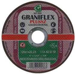GRANIFLEX Vágókorong 125 x 1.0 x 22.23 mm INOX 11A60S7BF - Granit (40436)