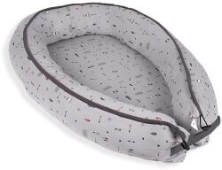  Baby Nest 85x50 szürke csillagos pólya