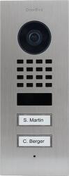 DoorBird D1102V Unterputz IP videó kaputelefon WLAN, LAN Külső egység nemesacél V2A (kefélt) (423866805)