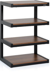 NorStone Esse Hifi készüléktartó állvány fekete váz- dió polc