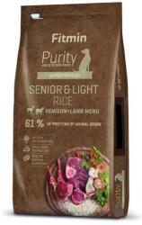 Fitmin Purity Senior & Light Rice Venison & Lamb 12 kg + Fitmin Purity lazacolaj GRÁTISZ