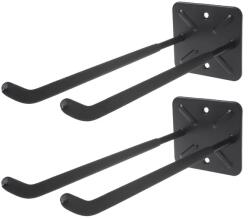 Maclean mc-436 fali tartó készlet 2db, 70kg, acél, fekete (85697)