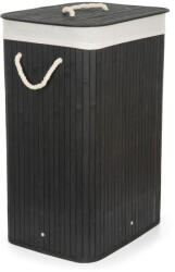 G21 Cos de rufe G21 72 l, bambus negru cu cos alb
