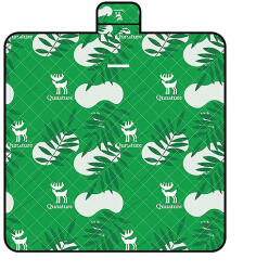 Qunature piknikszőnyeg vízálló kempingtakaró 2 x 2 m - zöld