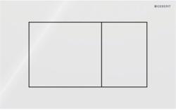 Geberit Sigma 40 Square nyomólap, fehér üveg (GE-115.629.SI.1)