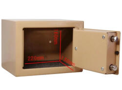 Extralink Home otthoni és irodai széf, kulcstartó, értékmegőrző, aranytartó, S-404