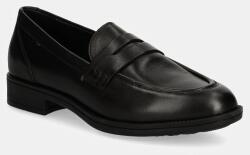 Geox bőr mokaszin D JAYLON 2 fekete, női, lapos talpú, D46QAB 00043 C9999 - fekete Női 38