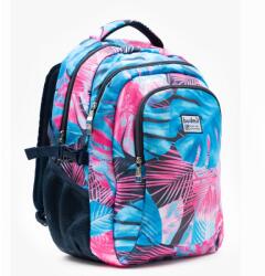 budmil színes levélmintás textil hátizsák 10110149/s78