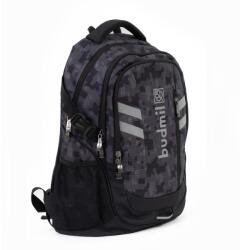 budmil szürke / fekete mintás textil hátizsák 10110221/s20