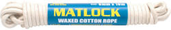 Matlock - NO. 4-3C 6MM 16 SZÁLAS VIASZOS GYAPOT KÖTÉL 10 M-ES GOMBOLYAG (MTL9785710K)