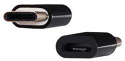  Adapter, micro USB - USB-C, fekete
