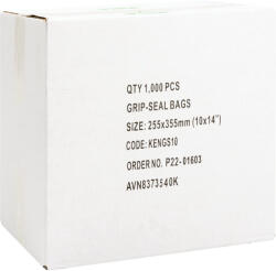 Avon - 10"X14" ÚJRAZÁRHATÓ POLIETILÉN TASAKOK (PK-1000) (AVN8373540K)