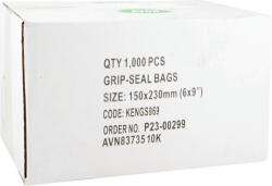 Avon - 6"X9" ÚJRAZÁRHATÓ POLIETILÉN TASAKOK (PK-1000) (AVN8373510K)