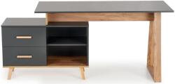 Halmar Íróasztal SERGIO XL, antracit/ wotan tölgyfa