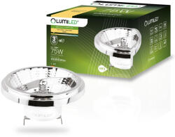 Lumileds LED izzó G53 AR111 10W = 75W 1055lm 3000K Meleg 24° 12V AC/DC Ezüst LUMILED (LEDZARMI948)