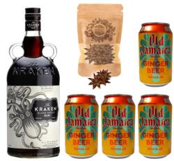 Kraken Rum & Ginger Beer Szett Ajándék csillagánizzsal - mindenamibar