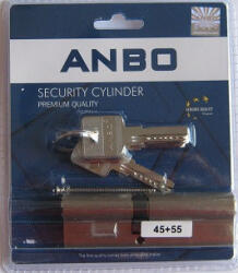 ANBO Hengerzárbetét 45/55 5k. Fúrtk. M. Nik. Anbo Bliszteres (1600562-b)