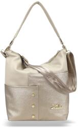 Zellia Női Válltáska Zlb232 Beige-Arany - Diamond - (18493276)