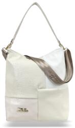  Zellia Női Válltáska Zlb111 Fehér-Beige - Shiny - (06146702)
