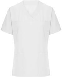 James & Nicholson Női sztreccs egészségügyi felső JN3103 - Fehér | L (1-JN3103-1809910)