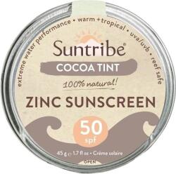 Suntribe Cink fényvédő - arc és sport - SPF 50 - cocoa tint