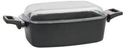 SKK Titán sütőtál üvegfedővel, 33×21 cm, 10 cm mély - SKK, indukcióhoz is alkalmas