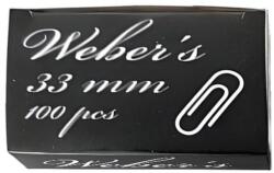 Weber s Gemkapocs WEBER`S 33mm nikkel 100 darabos - robbitairodaszer