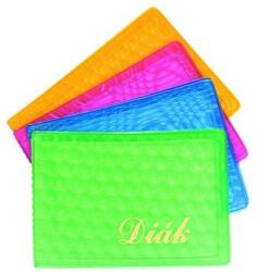  Okmánytartó diák felirattal színes neon fekvő 6 lapos - robbitairodaszer