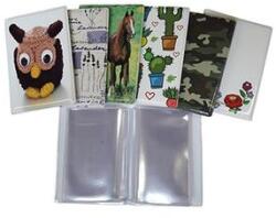  Okmánytartó vegyes mintákkal álló 8 zsebes (H-2051) - robbitairodaszer