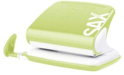 ICO Lyukasztó SAX 318 Design 2 lyukú fém 20 lap világoszöld (7310094007) - robbitairodaszer