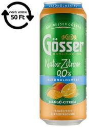Gösser Alkoholmentes sör GÖSSER Natur-Zitrone mangó-citrom 0% 500 ml DRS (C64324) - robbitairodaszer