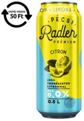 Pécsi Sör Alkoholmentes sör PÉCSI RADLER citrom 0, 0% 500 ml DRS (C66725)