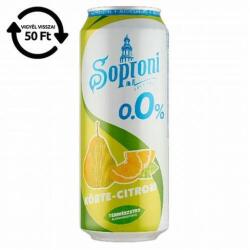 Soproni Alkoholmentes sör SOPRONI körte-citrom 0, 0% 500 ml DRS (C63758)