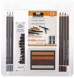  Grafit, szén és pasztell válogatás - Szépia árnyalatok