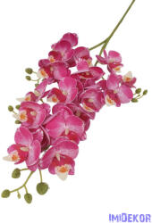  Orchidea mű 21 fejes ág 77 cm - Pink