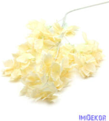  Őszi virágos ág 100 cm - Krém