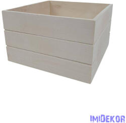  Magaságyás fa ládikó 15cm - Fehér