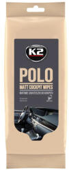 K2 Polo Matt Wipes - șervețele pentru bord auto, 24 buc (K2-PM)