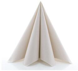 Mank Textilhatású egyszínű szalvéta 40x40 cm 50 lap/csomag - pebble stone