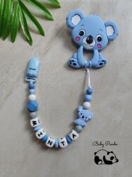 Baby Panda Névre szóló rágcsalánc - Koala - kék