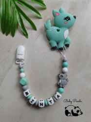 Baby Panda Névre szóló rágcsalánc - Őzike - kék