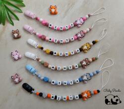 Baby Panda Névre szóló cumilánc - Róka