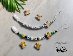 Baby Panda Névre szóló cumilánc - Simba