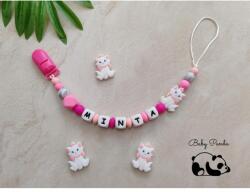 Baby Panda Névre szóló cumilánc - Marie cica