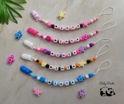 Baby Panda Névre szóló cumilánc - Teknős