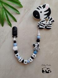 Baby Panda Névre szóló rágcsalánc - Zebra - fiús
