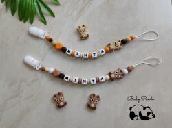 Baby Panda Névre szóló cumilánc - Rénszarvas